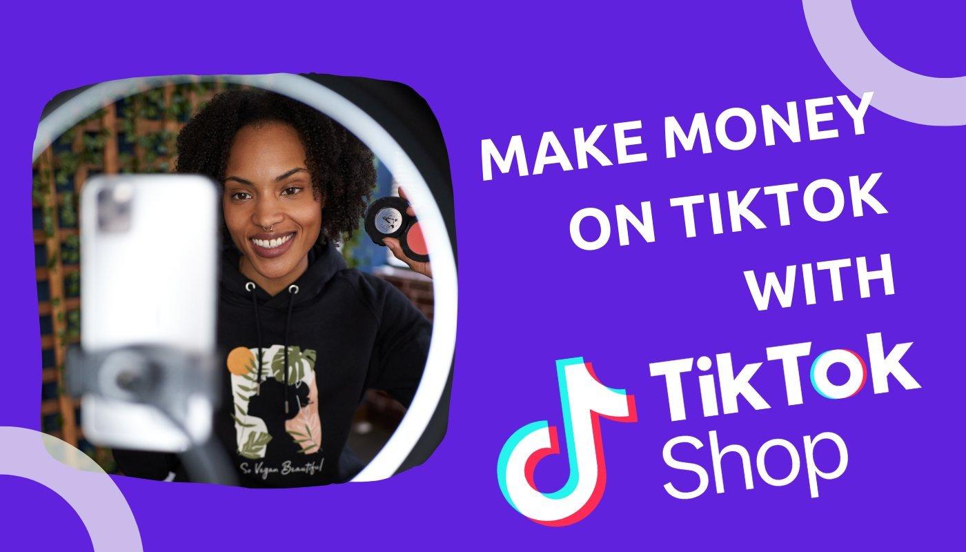 creator filming a tiktok video